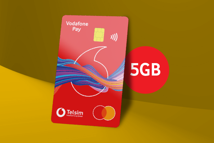 Vodafone Pay kartınız 5 GB internet kazandırıyor
